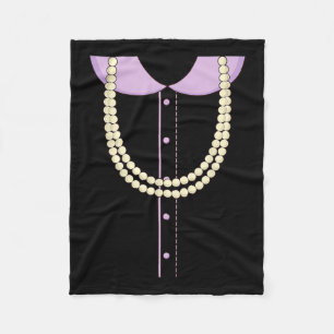Couverture Polaire Costume Vielle Dame 100 Jours De Perles D'École Gr