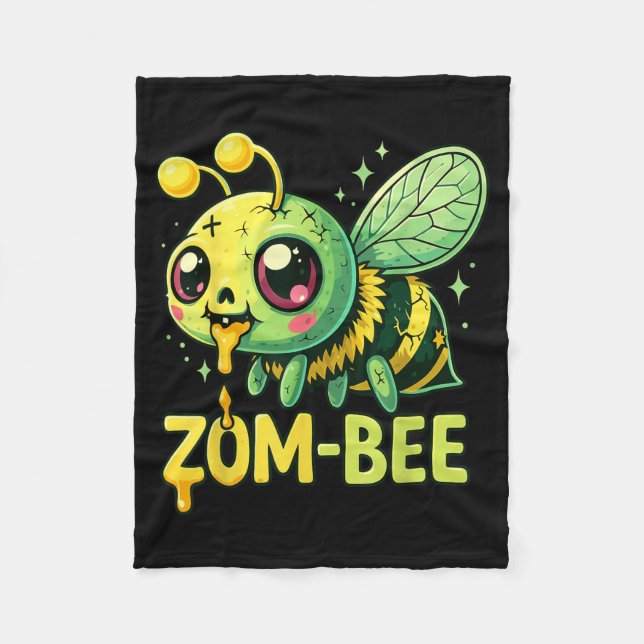 Couverture Polaire Costumes de Halloween de bébé abeille zombie Spook (Devant)