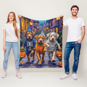 Couverture Polaire Costumes d'Halloween pour chiens Shar Pei allant c