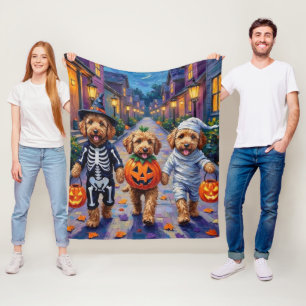 Couverture Polaire Costumes d'Halloween pour Goldendoodle allant cher