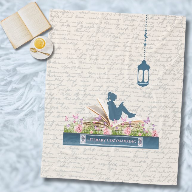 Couverture Polaire Cosy Bookworm Reading Nook Blanket (Cozy Bookworm Reading Nook Blanket)