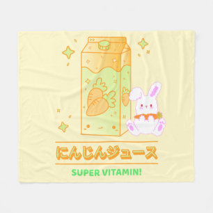COUVERTURE POLAIRE COSY BUNNY AVEC JUS DE CARROT