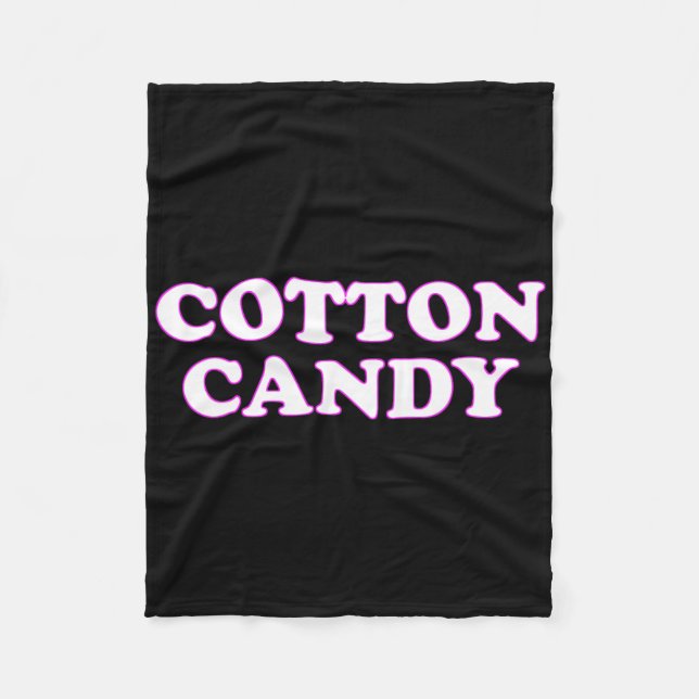 Couverture Polaire Coton Candy Halloween Costume Faire semblant d'êtr (Devant)