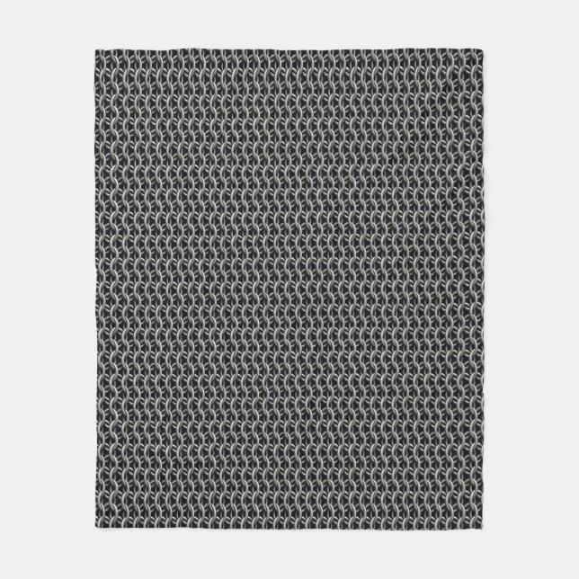 Couverture Polaire Cotte de mailles Armure Médiévale (Devant)