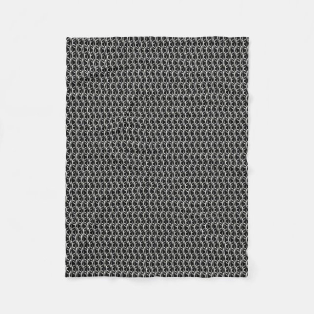 Couverture Polaire Cotte de mailles Armure Médiévale (Devant)