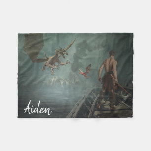 Couverture Polaire Couche de dragon