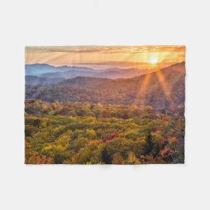 Couverture Polaire Coucher de soleil automnal depuis Beacon Heights
