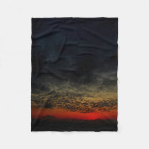 Couverture Polaire Coucher de soleil avant la tempête