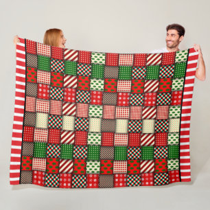 Couverture Polaire Couette de Noël