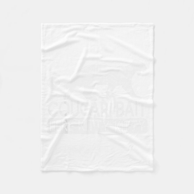 Couverture Polaire Cougar Bait - Funny Mens Cougar  (Devant)