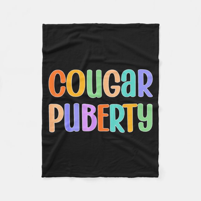 Couverture Polaire Cougar Puberty Midlife Funny Menopause Perimenopau (Devant)