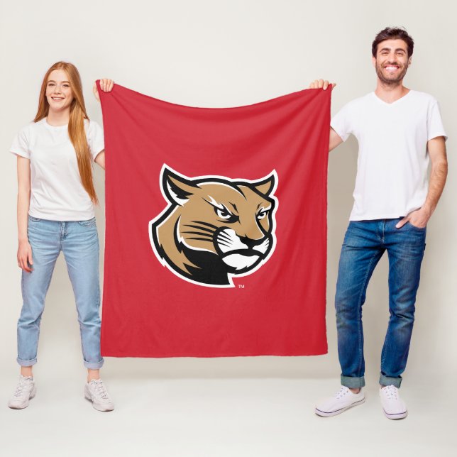 Couverture Polaire Cougars de SIUE (En situation)