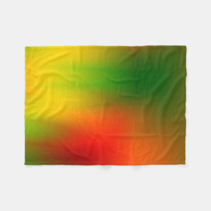 Couverture Polaire Couleur de Rasta