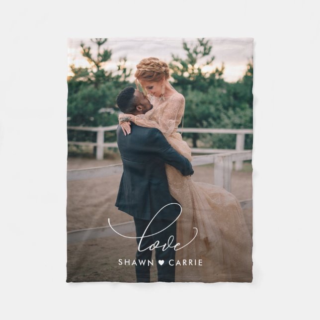 Couverture Polaire Couleur simple et modifiable Couleur personnalisée (Devant)