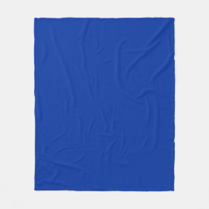 Couverture Polaire Couleur solide de cobalt électrique Classic Eleg