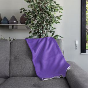 Couverture Polaire Couleur solide personnalisée