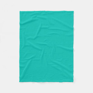 Couverture Polaire Couleur solide : Turquoise