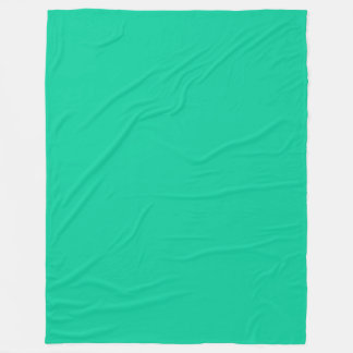 Couverture Polaire Couleur solide : Vert caraïbe