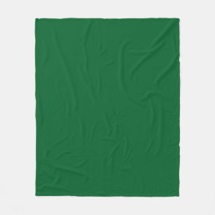 Couverture Polaire Couleur solide : vert forêt