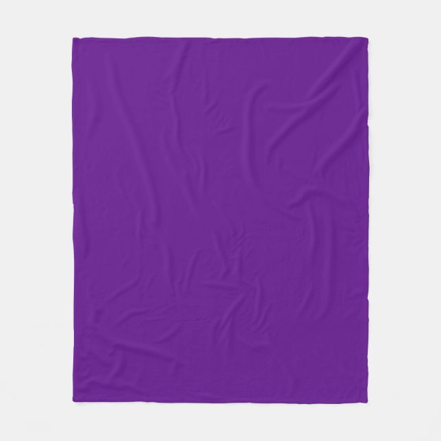 Couverture Polaire Couleur solide : violet (Devant)