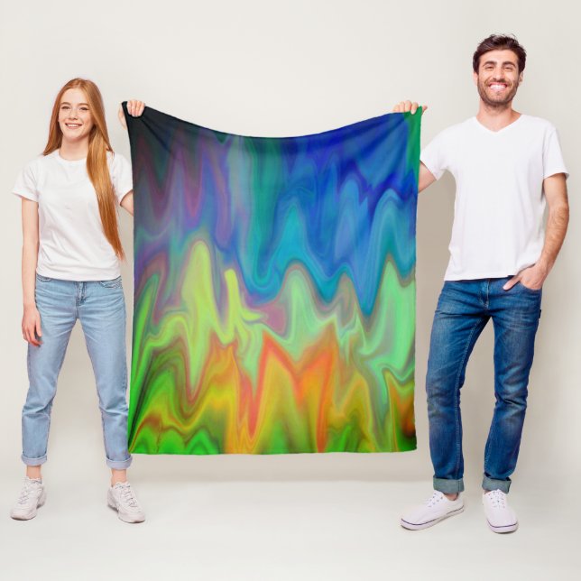 Couverture Polaire Couleurs Ardentes (En situation)