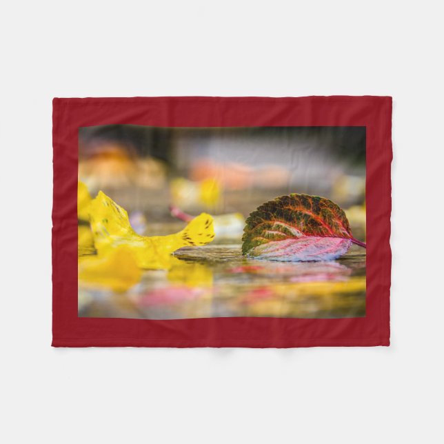 Couverture Polaire Couleurs d'automne (Devant (Horizontal))