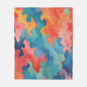 Couverture Polaire couleurs de camouflage