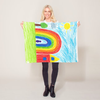 Couverture Polaire Couleurs de Joie