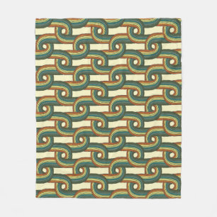 Couverture Polaire Couleurs tricotées : motif sans couture dessinée à