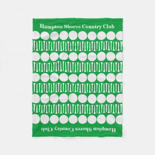 Couverture Polaire Country Club Golf Panier Fleece Blanket