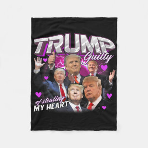 Couverture Polaire Coupable d'avoir volé mon cœur Rose Trump Trump Fi