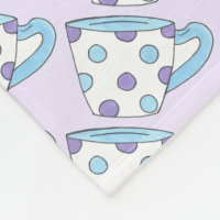 Coupes Tea Party Polka bleu violet