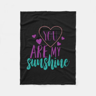 Couverture Polaire Couple Art Vous Êtes Mon Soleil
