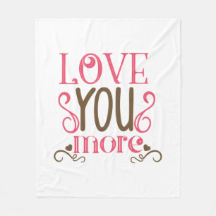 Couverture Polaire Couple Cadeau Aimez-Vous Plus