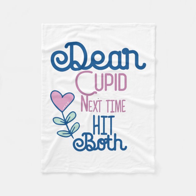 Couverture Polaire Couple Cadeau La prochaine fois frappe les deux (Devant)