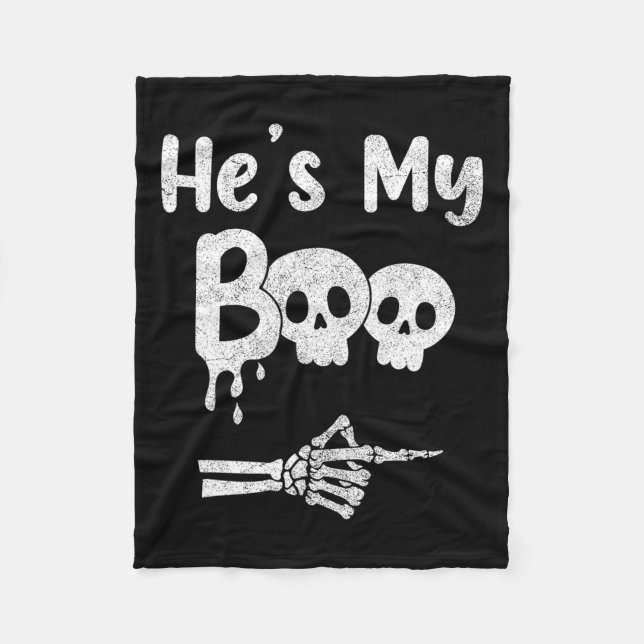 Couverture Polaire Couples amusants Costumes d'Halloween correspondan (Devant)