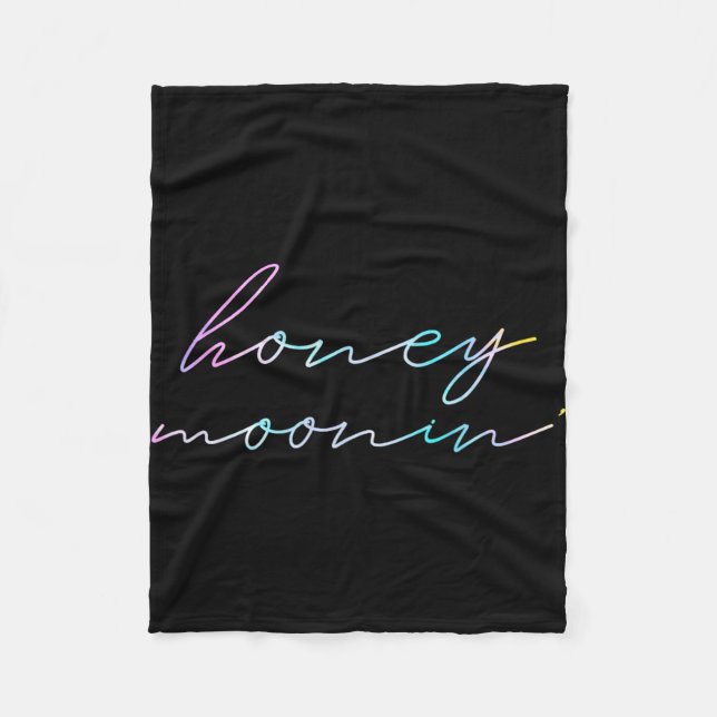 Couverture Polaire Couples Mariés Mariage Lune de Miel Vacances Chéri (Devant)