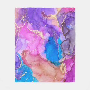Couverture Polaire Courants de teintes translucides, sertissant swi m