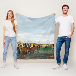 Couverture Polaire Course À Cheval, Edgar Degas
