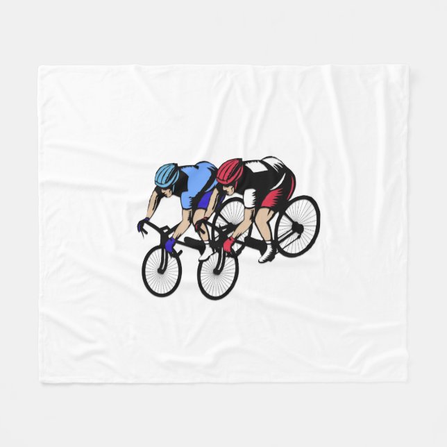 Couverture Polaire Course cycliste (Devant (Horizontal))