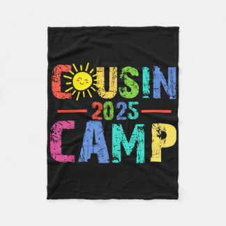 Couverture Polaire Cousin Camp 2025 Camping Campfire Summer Vacation 