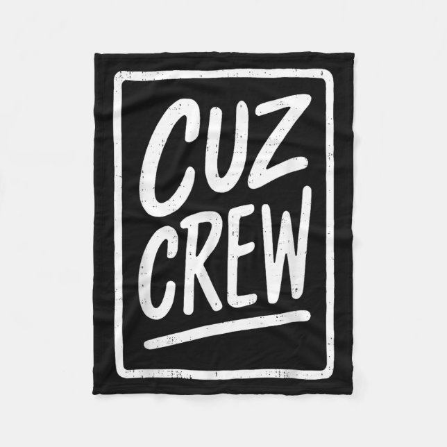 Couverture Polaire Cousin Crew Family Matching Funny Cousin Squad Tee (Devant)