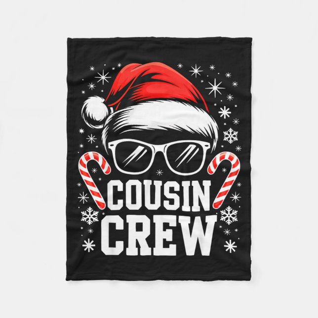 Couverture Polaire Cousin Crew Shirt Adults Kids Matching Christmas G (Devant)