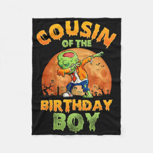Couverture Polaire Cousin De L'Anniversaire Garçon Zombie Maman Hallo