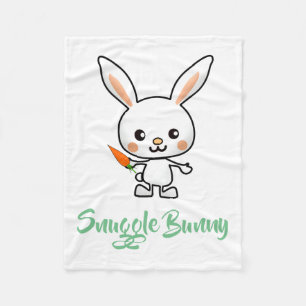 Couverture Polaire Cousu Bunny Kawaii personnalisé