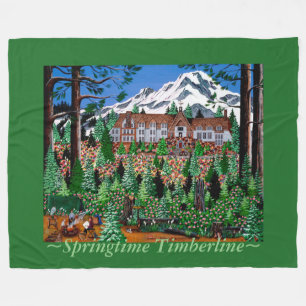 Couverture Polaire ~Couverture de la flotte de Timberline au printemp