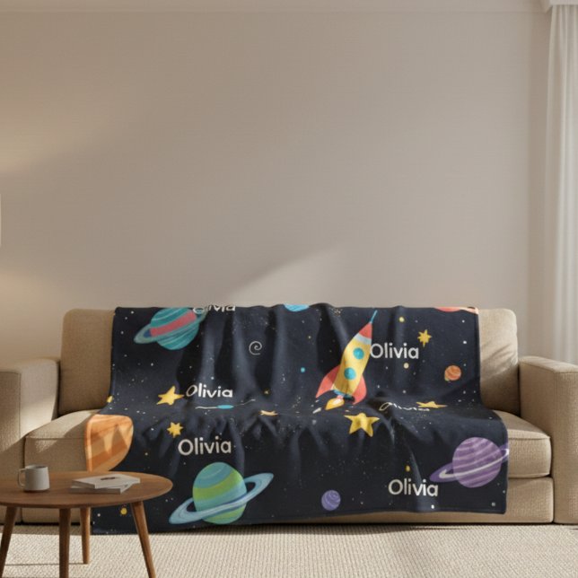 Couverture Polaire “Couverture en molleton personnalisée avec nom” (Créateur téléchargé)