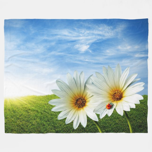 Couverture Polaire Couverture/estrades d'ouatine avec l'insecte de (Devant (Horizontal))