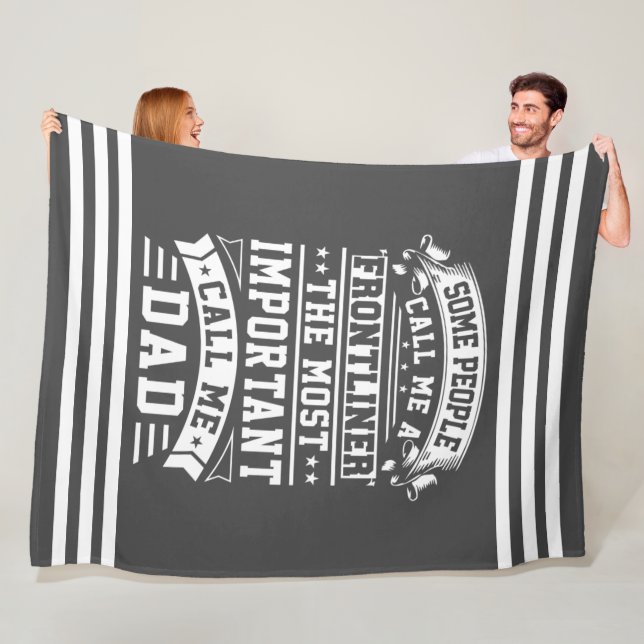 Couverture Polaire COVID 19 Cadeau Frontliner Que Certaines Personnes (En situation)