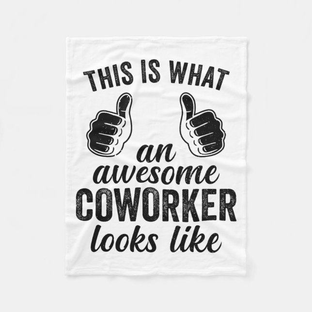 Couverture Polaire Coworker Birthday Employee Farewell Goodbye Going  (Devant)